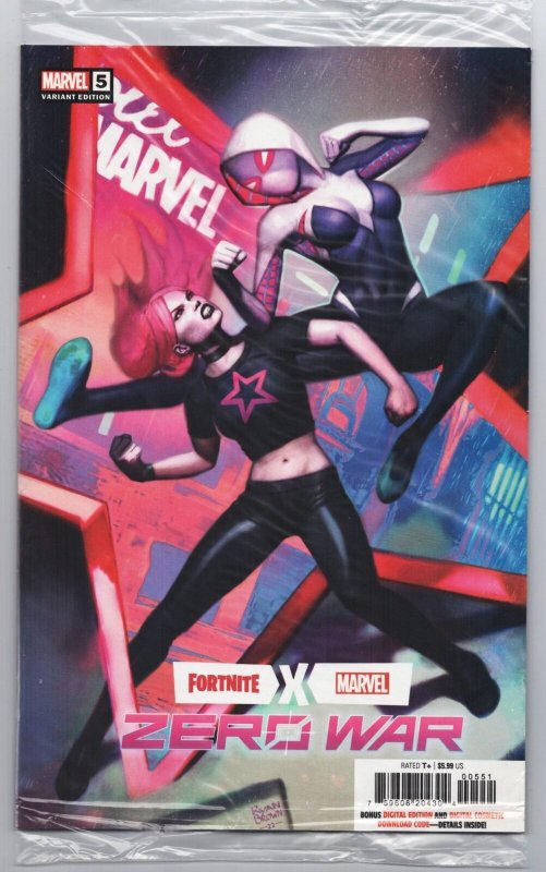 Fortnite X Marvel Zero War #5 Ryan Brown Variant | Sealed w/Code (2022) NM 