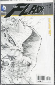 The Flash #13 Sketch Cover (2012) The Flash