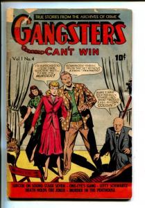 GANGSTERS CAN'T WIN #4-PRE-CODE CRIME-POKER-BOXING-POKER-fr