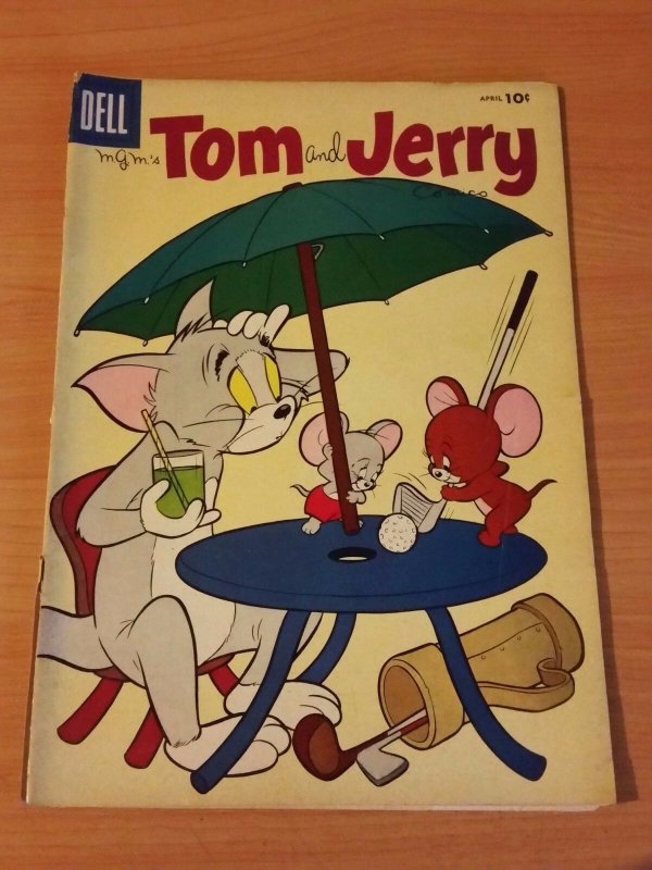 Tom & Jerry Comics #153 ~ GOOD - VERY GOOD VG ~ 1957 DELL Comics