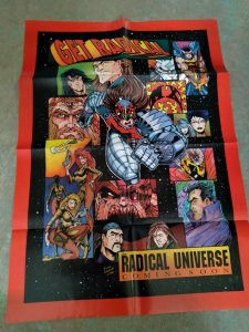 Radical Universe Promo Poster 24 x 36 1994 Radical Comics Todd Nauck, New 