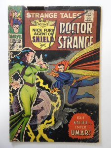 Strange Tales #150 (1966) GD+ Condition! 1 1/2 in spine split, moisture stain