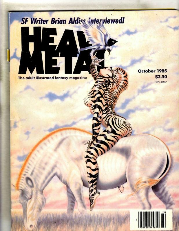 6 Heavy Metal Magazines July August September October November December 1985 FM9