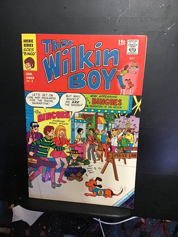 That Wilkin Boy #1 (1969) high-grade Archie 1st Bingo’s Band VF/NM Oregon CERT