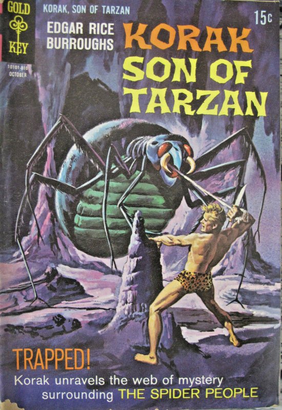 Korak Son of Tarzan 1968 #25 Gold Key Silver Age Comics VG 4.0 15 cent