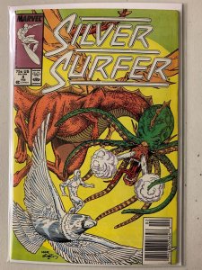 Silver Surfer #8 newsstand Supreme Intelligence 8.0 (1988)