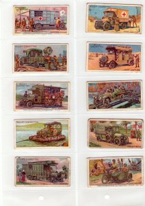 1915 Wills's Cigarettes - Military Motors Complete Set - (Grade VG+-EXMT) WH