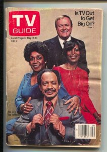 MAG: TV Guide 5/17/1980-The Jeffersons cast cover-Cincinnati ed.-No label-new...
