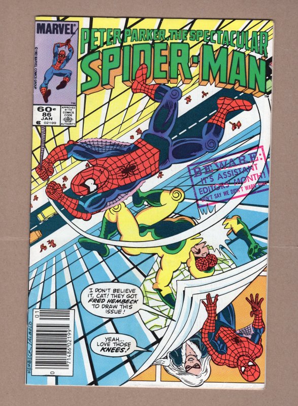 The Spectacular Spider-Man #86 (1984)