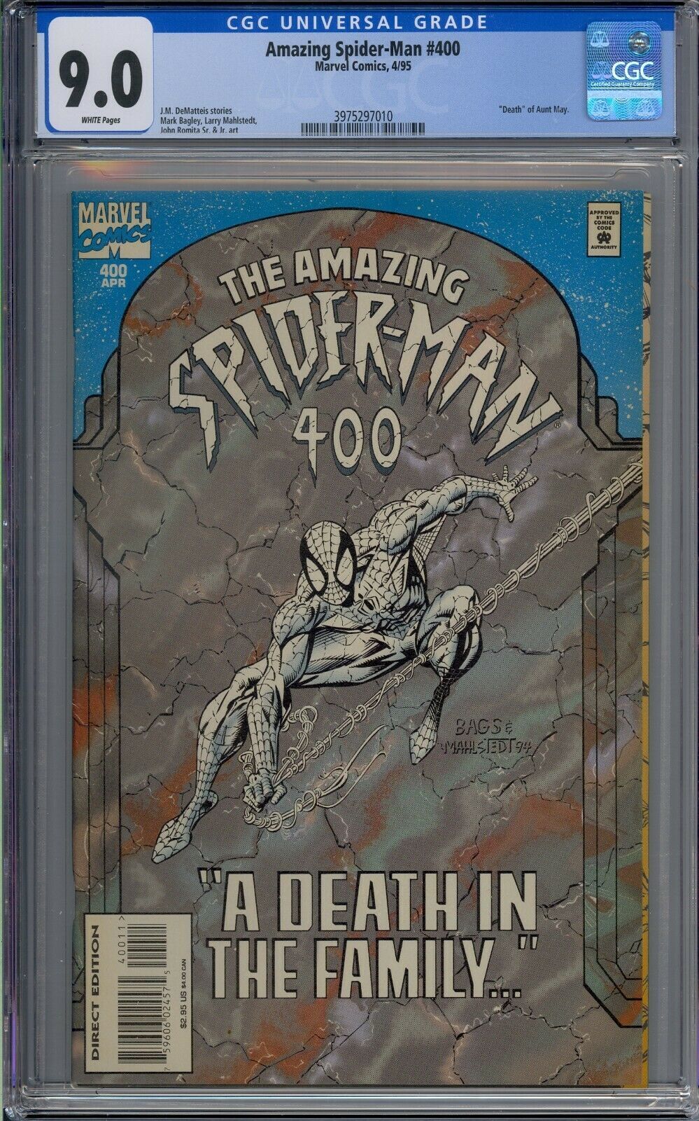 Amazing Spider-Man #400 CGC 9.0 Death of Aunt MAY | Comic Books - Modern  Age, Marvel, Spider-Man  HipComic