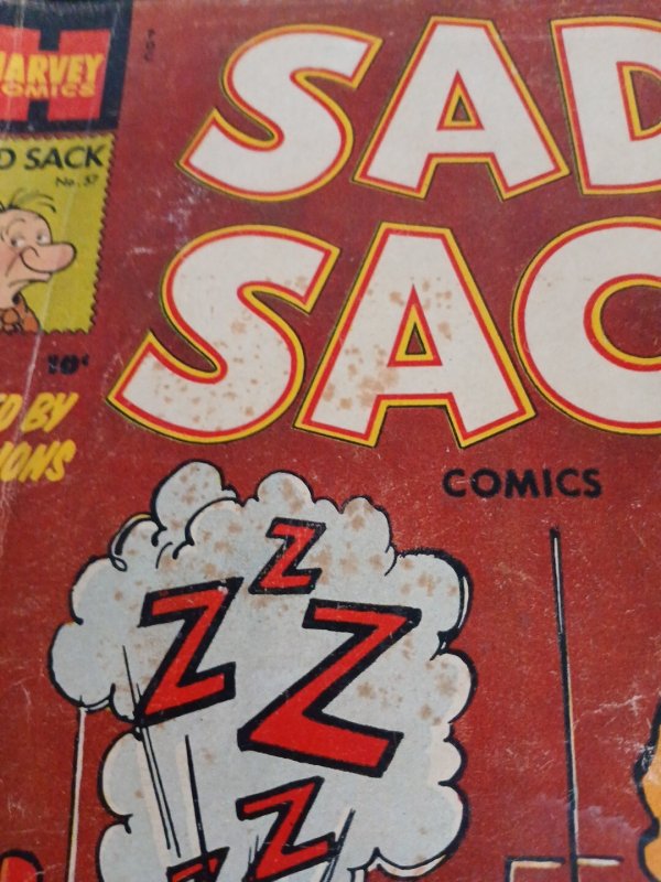 Sad Sack Comics 57 Harvey 1956 George Baker Cartoon Strip