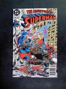 Adventures Of Superman #466  DC Comics 1990 FN Newsstand