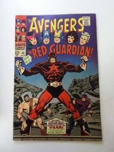 The Avengers #43 (1967) 1st appearance of The Red Guardian FN- condition