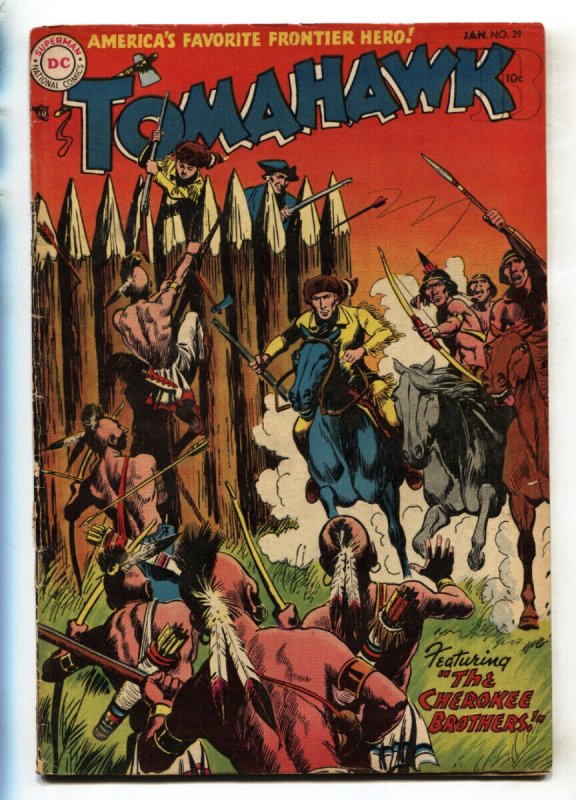 Tomahawk #29--1955--DC--Western-- Frank Frazetta--VG