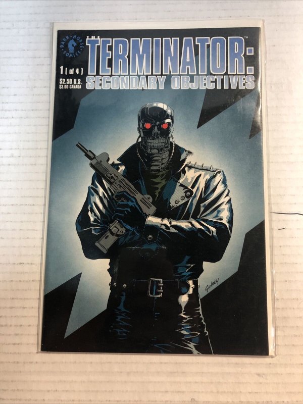 Terminator Secondary Objectives (1991) #1-4 VF/NM Complete Series ~ Dark Horse