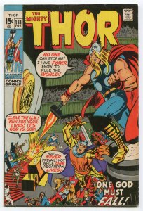 THOR #181 (VG+) 1970 Neal Adams art Bronze Age MARVEL