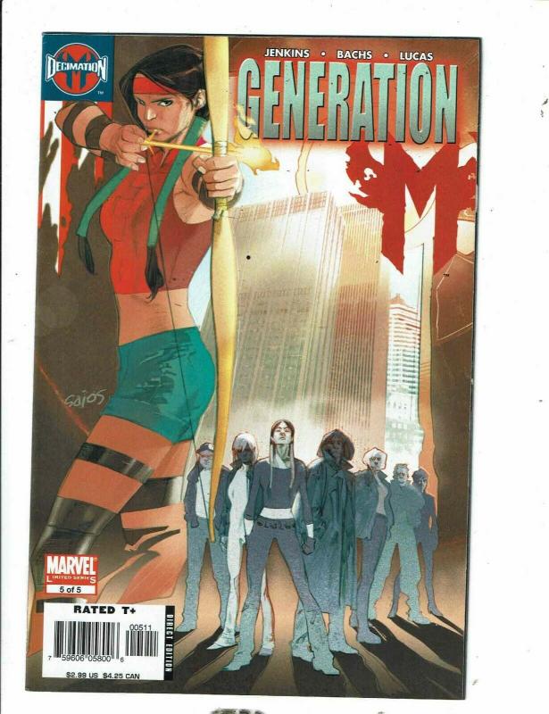 Lot Of 10 Marvel Comics Generation M # 1 2 3 4 5 + Son Of M # 1 2 3 4 5 CJ18