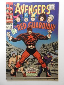 The Avengers #43 (1967) FN Cond! 1st app Red Guardian! Small stain front cover