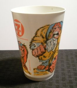 1977 THE MIGHTY THOR  7-11 Slurpee Cup FVF 7.0 Marvel