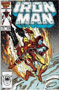 Iron Man #216 (1968 v1) Bob Layton VF+