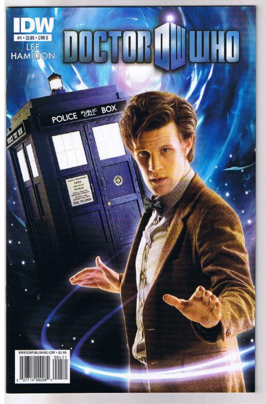 DOCTOR WHO #4 B, NM, Ripper's Curse, Time Lord,Sci-Fi,2011,IDW, more DW in store
