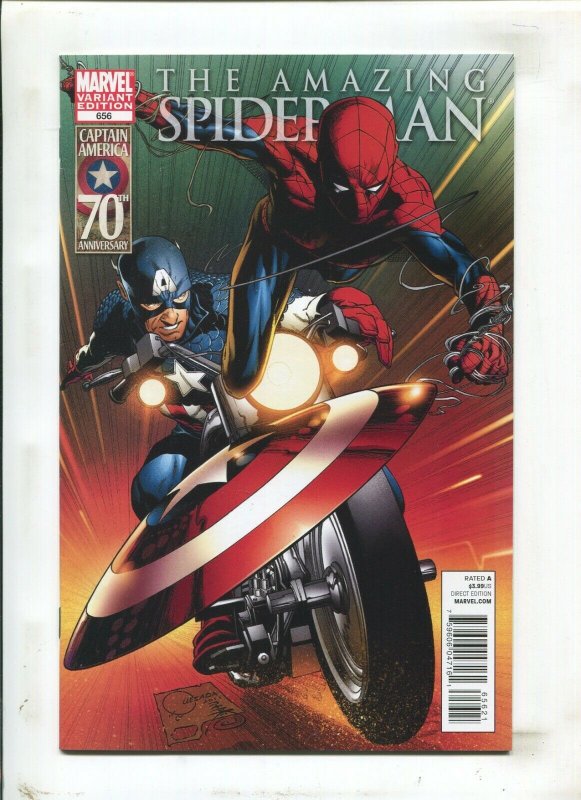 Amazing Spider-Man #7 - Variant; 1st App of Spider-UK (9.2OB) 2014