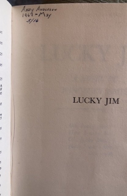 Lucky Jim, Kingsley AMIS, 1961,256p