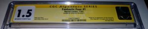 Fantastic Four 1 CGC 1.5 SS unpressed 