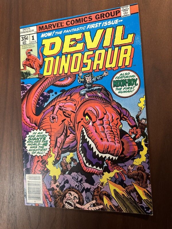 Devil Dinosaur #1 VF- 1st App of DD and Moon Boy. Kirby Cover (Marvel 1978)