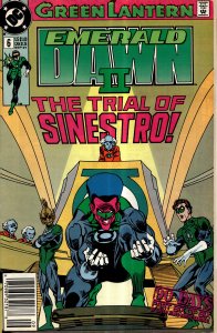 Green Lantern: Emerald Dawn II #6 Newsstand Edition (1991) Green Lantern