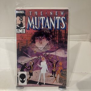 The New Mutants #31 Marvel Comic Book