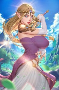 Zelda Cosplay 4 Book Set by Bearwitch BooKoo Bear Babes Exclusive