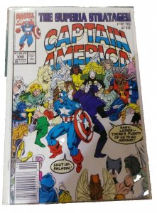Captain America  #390 1991 marvel superia stratagem pt 4 paladin key newstand