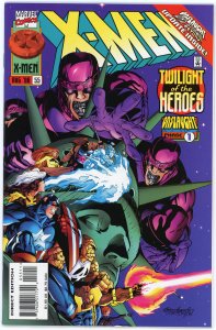 X-Men #55 (1991 v2) Mark Waid Andy Kubert Onslaught  Avengers Fantastic Four VF+