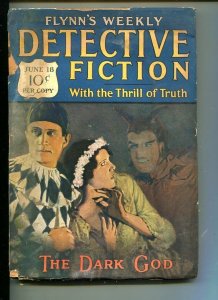 FLYNN'S WEEKLY DETECTIVE FICTION-JUNE18 1927-PULP-CRIME-CLOWN-fr/good