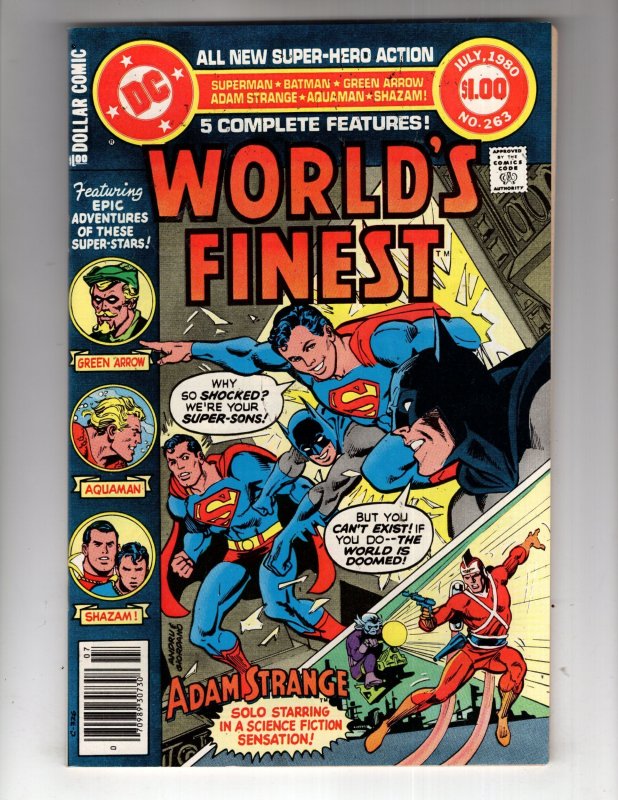 World's Finest Comics #263 (1980) VF Superman Batman ~ Bronze DC / ID#22