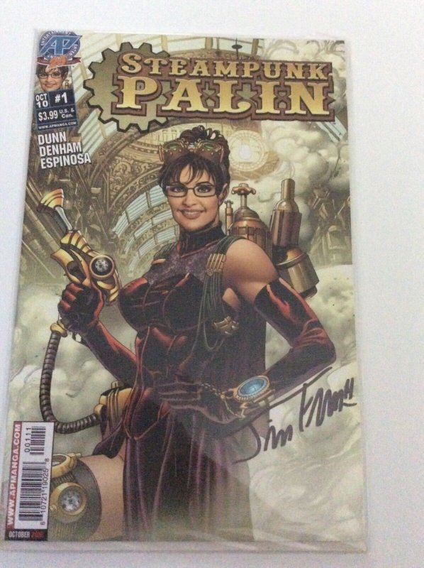 Steampunk Palin #1 FIRST PRINT SIGNED BY ILLUSTRATOR JIM FELKER NM.