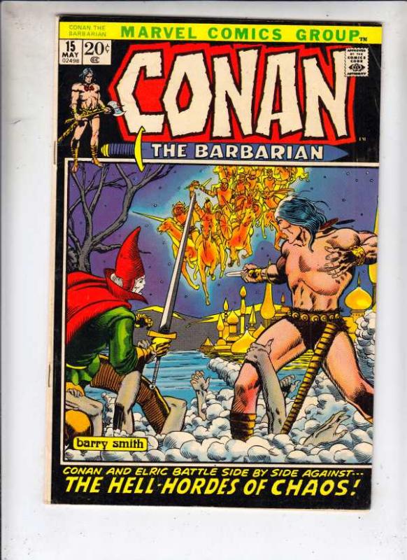 Conan the Barbarian #15 (May-72) VF High-Grade Conan the Barbarian