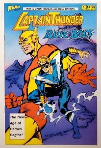 Captain Thunder and Blue Bolt #1 (Sept 1987, Hero) 5.0 VG/FN