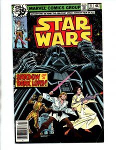 Star Wars #21 newsstand - Darth Vader Cover - Marvel - 1977 - VF