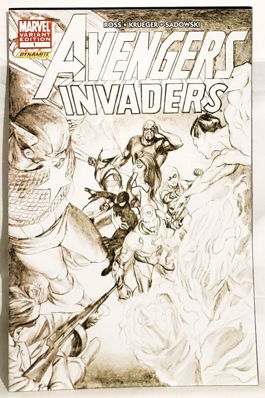 AVENGERS INVADERS #1 - 12 Alex Ross Jim Krueger Steve Sawdowski Marvel Comics