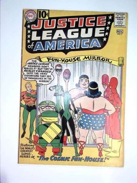 Justice League of America (1960 series)  #7, Fine- (Actual scan)