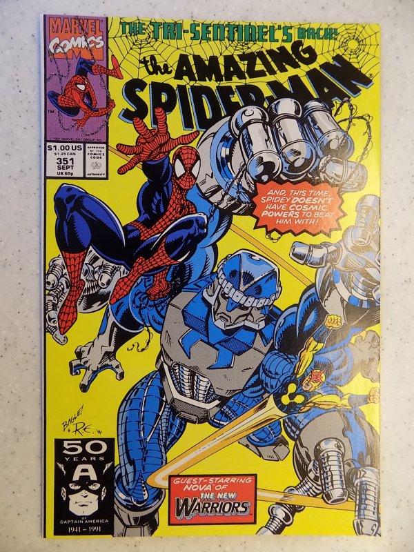 AMAZING SPIDER-MAN # 351 MARVEL ACTION ADVENTURE 