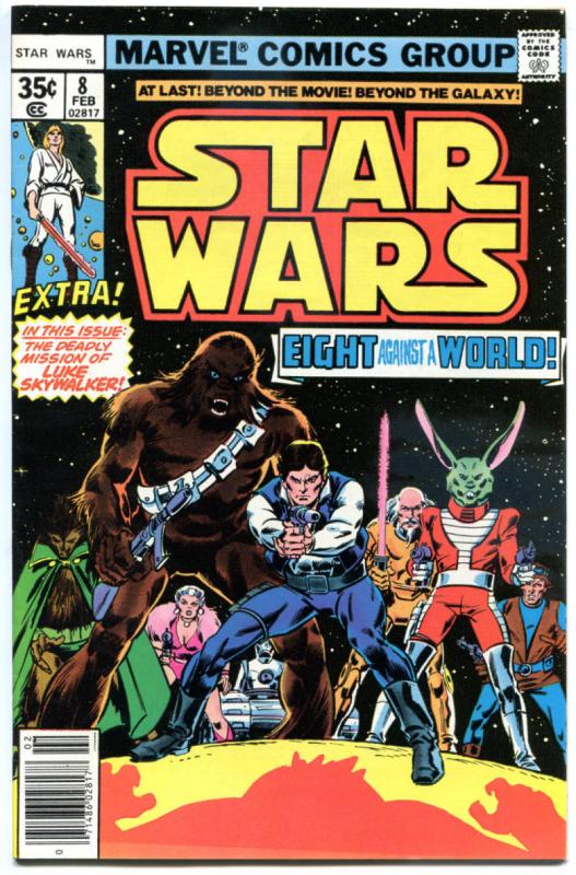 STAR WARS #8 9 10 11 14, VF+ to NM-, Luke Skywalker, Darth Vader, 1977, 5 issues