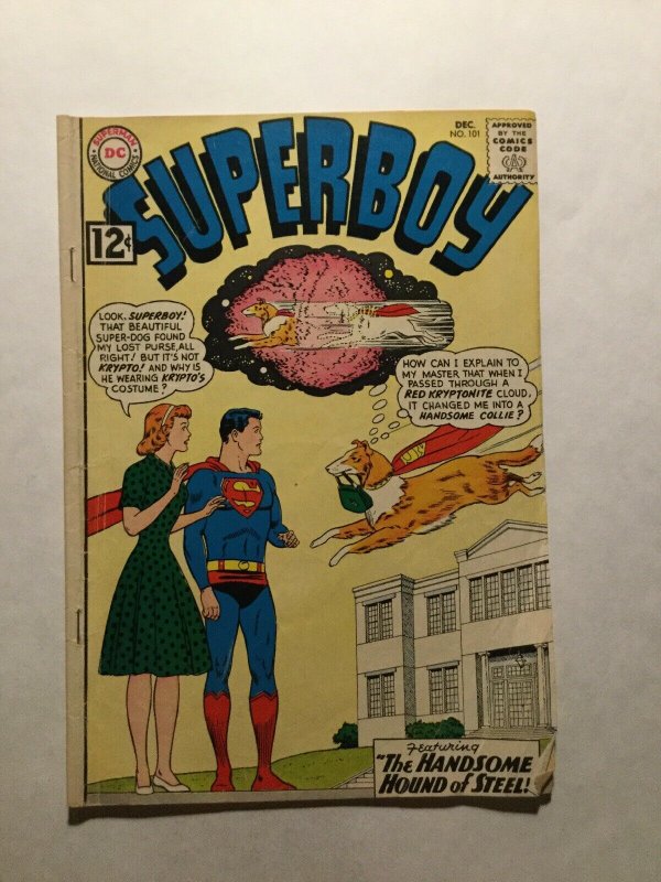 Superboy 101 Good/ Very Good Gd/ Vg 3.0 Spin Roll Dc Comics 