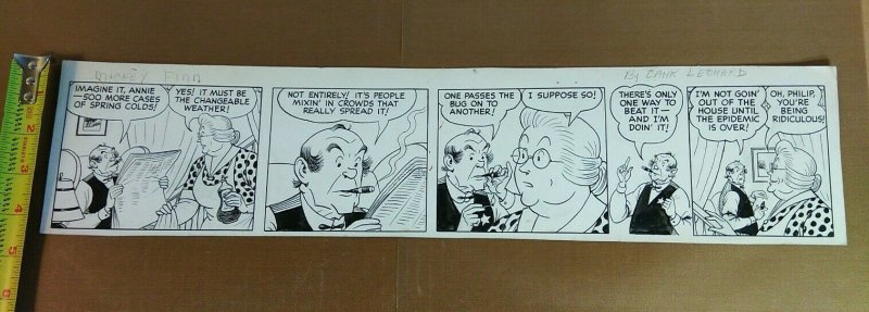 MICKEY FINN by Lank Leonard. Original Comic Strip Art