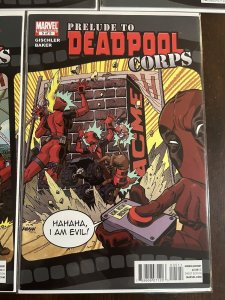Prelude to Deadpool Corps #1-5 NM (2010) 1st App of Kidpool/Dogpool MCU Movie