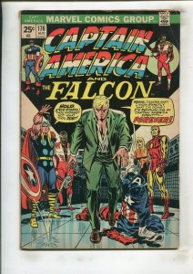 CAPTAIN AMERICA #176 (4.0) ROMITA SR COVER!! 1974
