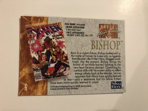 BISHOP #6 card : 1992 Marvel Masterpieces Fleer NM/M; base, Jusko art