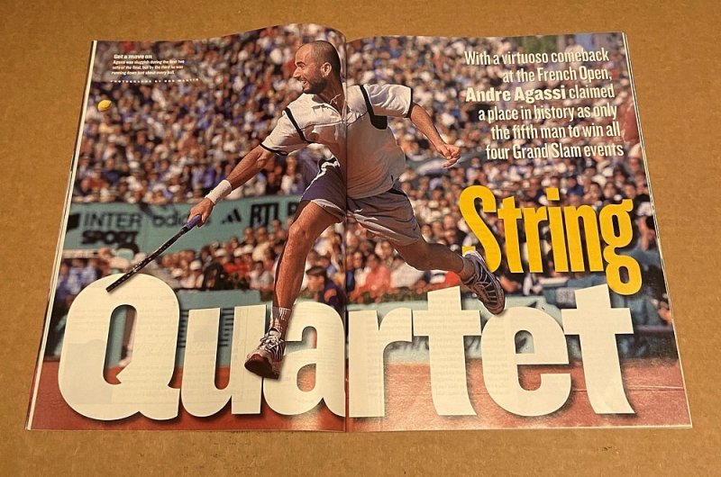 Sports Illustrated ( 8.0 VFN)  Andre Agassi  /  June 1999